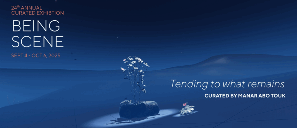 Tending to What Remains art exhibition poster at WA Offsite in West Queen West Toronto